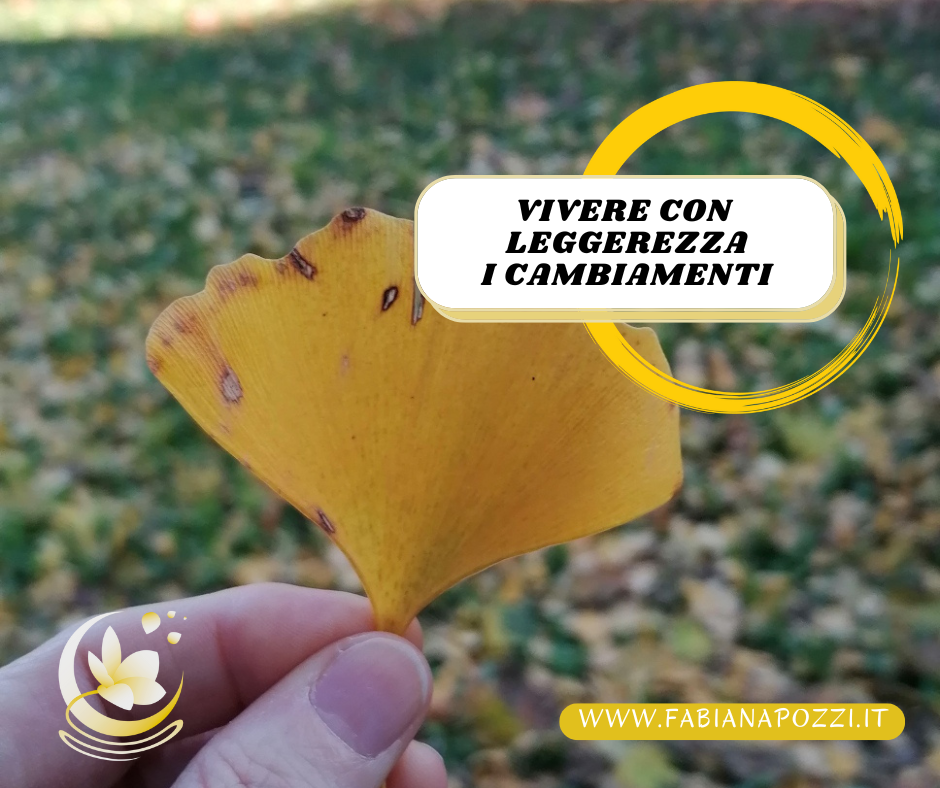 “Cambiare è la legge della vita. Coloro che guardano solo al passato o al presente perderanno di sicuro il futuro” – John F. Kennedy
A volte ci troviamo di fronte ad un cambiamento senza averlo richiesto. Vediamo come poterlo vivere con leggerezza, vivere i cambiamenti con leggerezza anche quelli non scelti